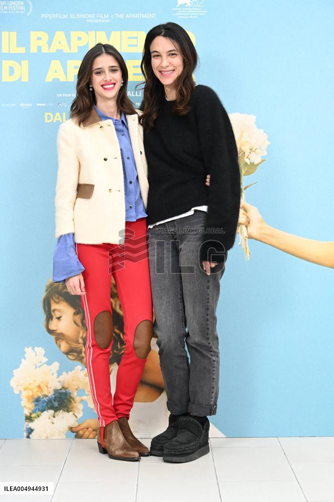 Rome, Photocall for the film "The Abduction of Arabella"