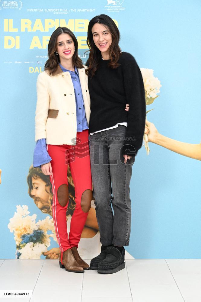 Rome, Photocall for the film "The Abduction of Arabella"