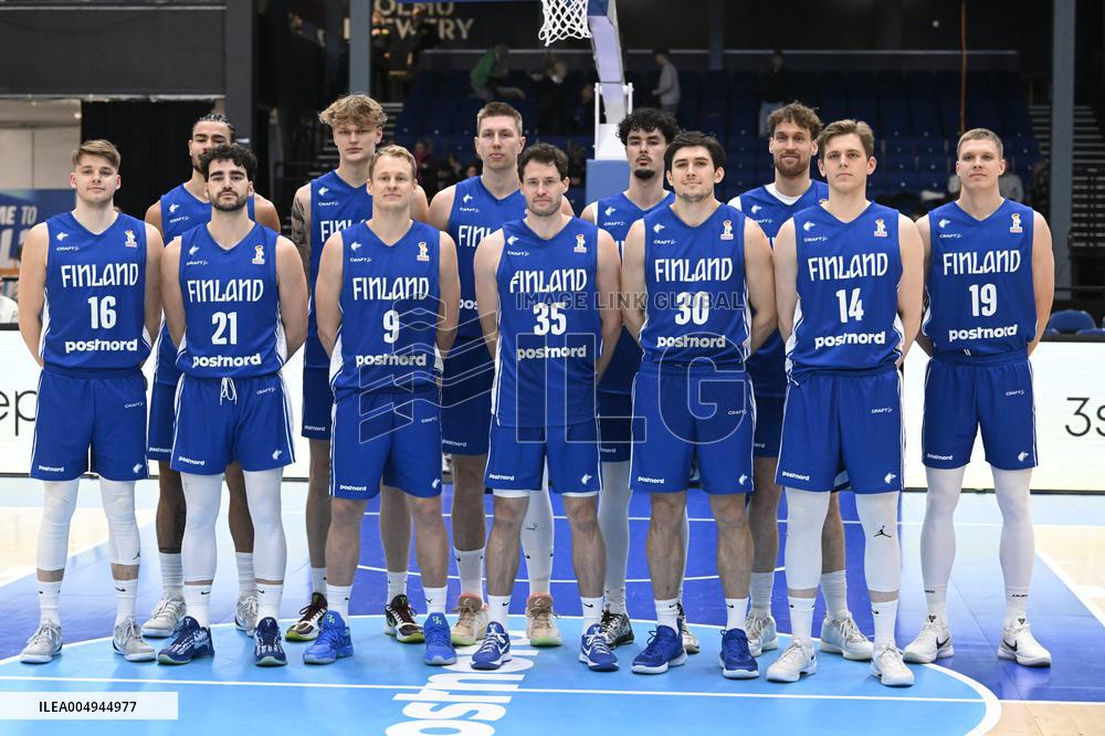 FIBA World Cup basketball qualifying match Finland vs France