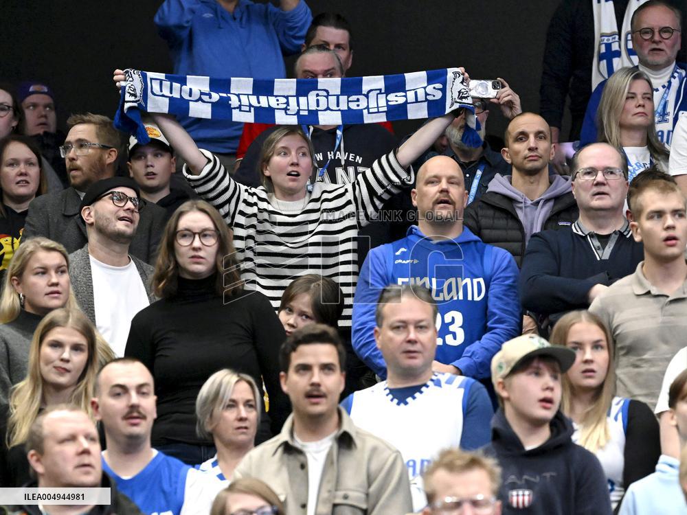 FIBA World Cup basketball qualifying match Finland vs France