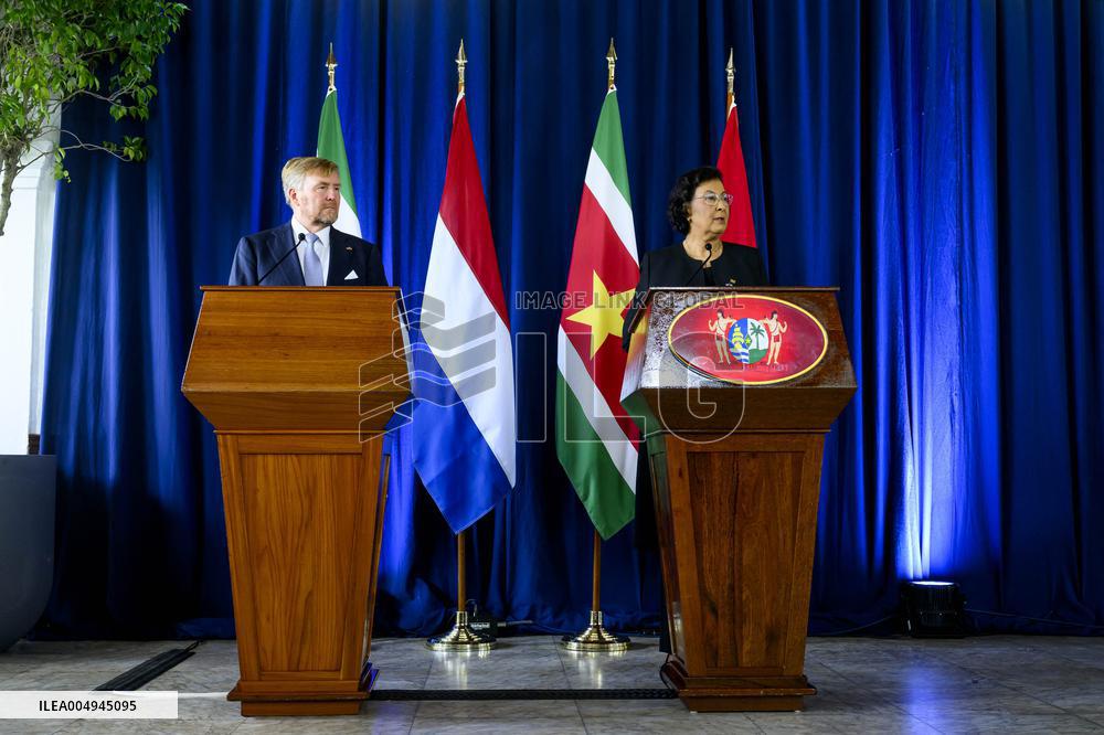 Dutch Royals Visit Suriname - Day 1