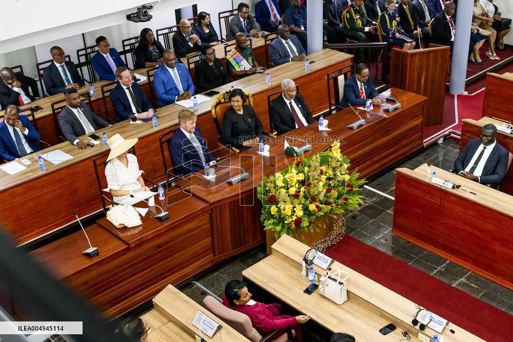 Dutch Royals Visit Suriname - Day 1