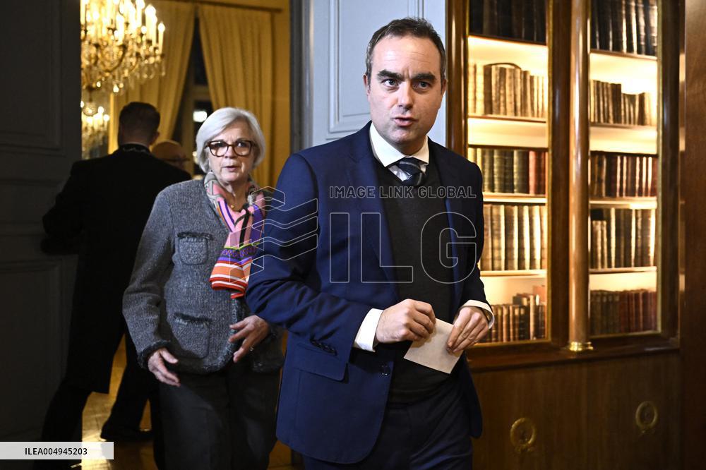 Presser of French PM Lecornu After The Defense Commission Meeting - Paris
