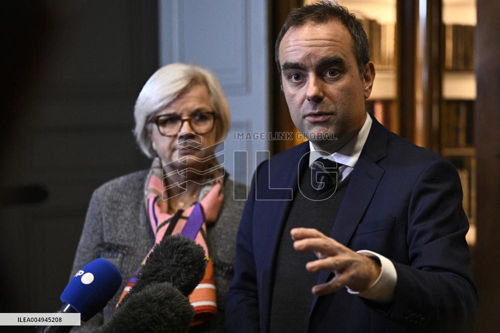 Presser of French PM Lecornu After The Defense Commission Meeting - Paris