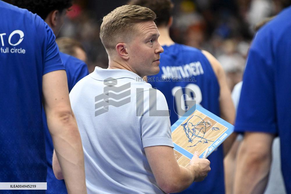 FIBA World Cup basketball qualifying match Finland vs France