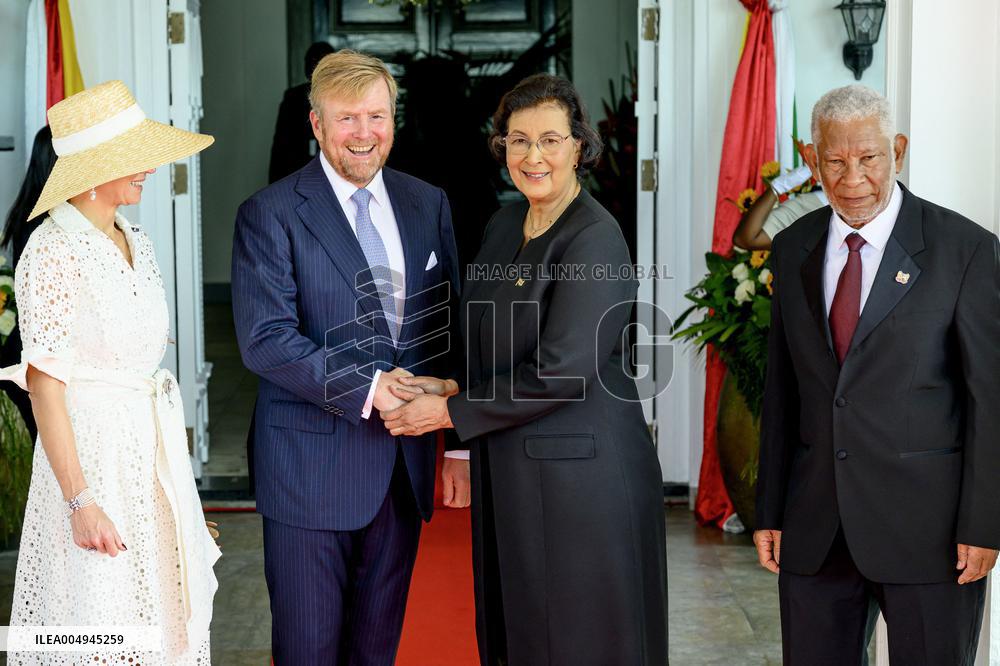Dutch Royals Visit Suriname - Day 1