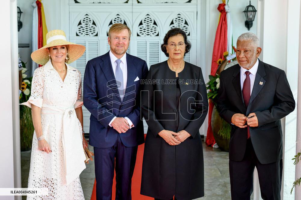Dutch Royals Visit Suriname - Day 1