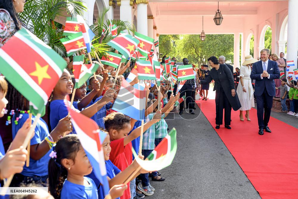 Dutch Royals Visit Suriname - Day 1