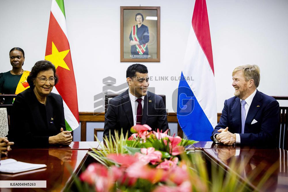 Dutch Royals Visit Suriname - Day 1