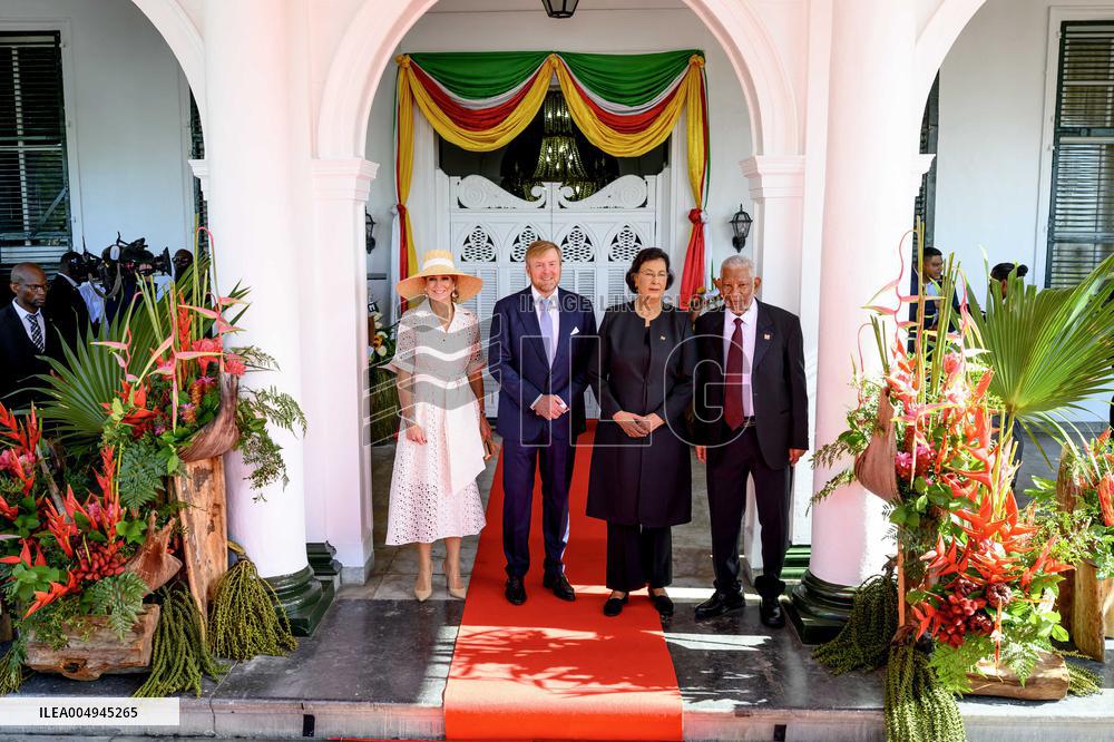 Dutch Royals Visit Suriname - Day 1