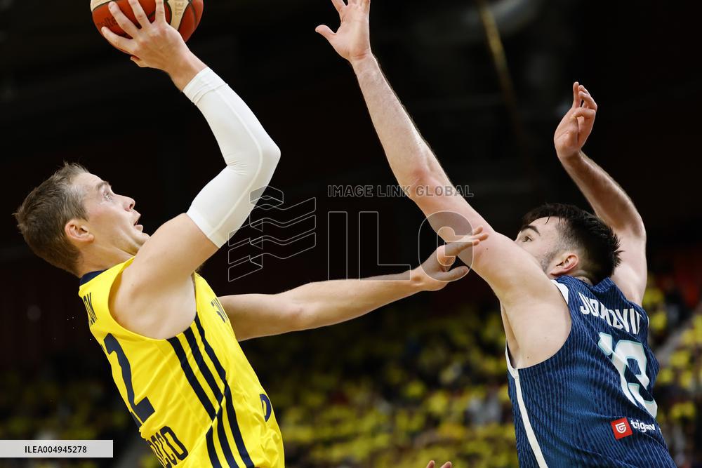 BASKETBALL WORLD CUP QUALIFYER SWEDEN-SLOVENIA