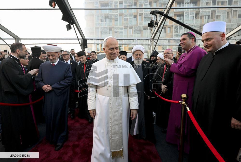 Pope Leo XIV Meets Christian and Interreligious Leaders - Beirut