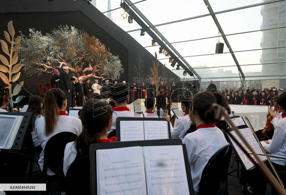 Pope Leo XIV Meets Christian and Interreligious Leaders - Beirut