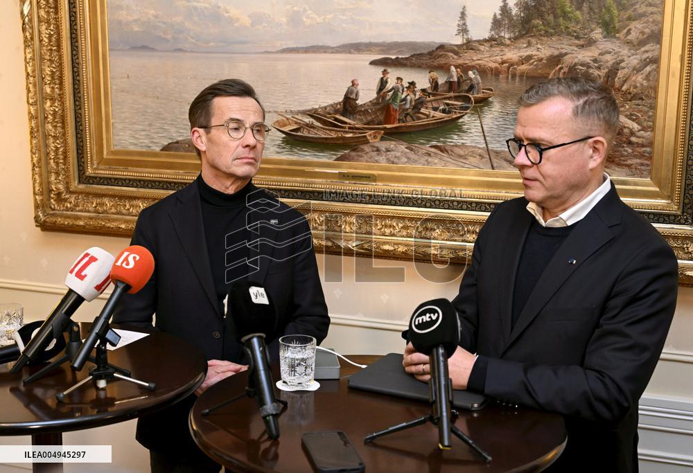The meeting of the Finnish Prime Minister Orpo and Swedish Prime Minister Kristersson