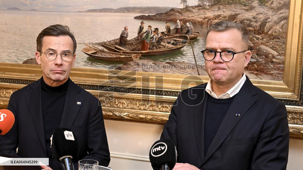 The meeting of the Finnish Prime Minister Orpo and Swedish Prime Minister Kristersson