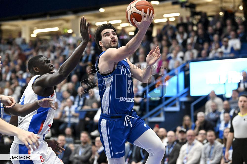 FIBA World Cup basketball qualifying match Finland vs France