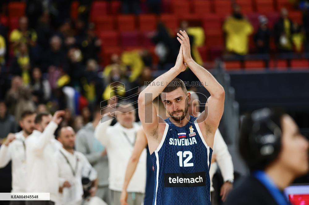 BASKETBALL WORLD CUP QUALIFYING SWEDEN-SLOVENIA