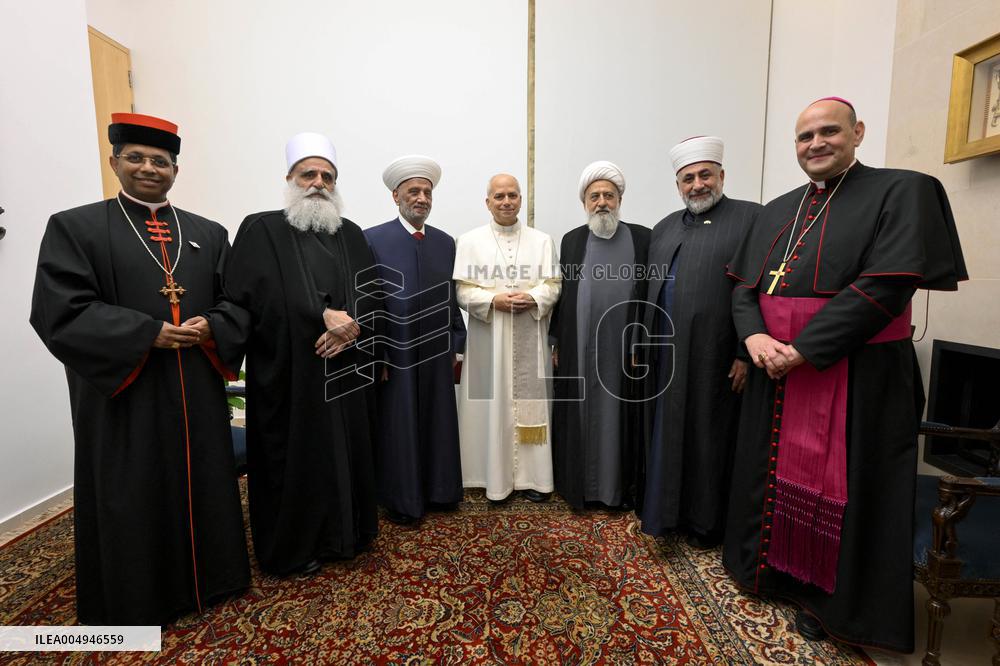 Pope Leo XIV Meets Muslim and Druze Religious Leaders - Lebanon