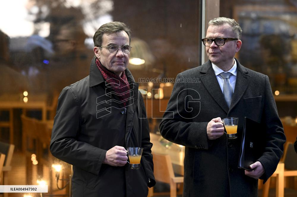 Finnish and Swedish Prime Ministers visit Hanasaari Cultural Center