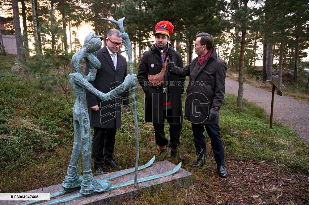 Finnish and Swedish Prime Ministers visit Hanasaari Cultural Center
