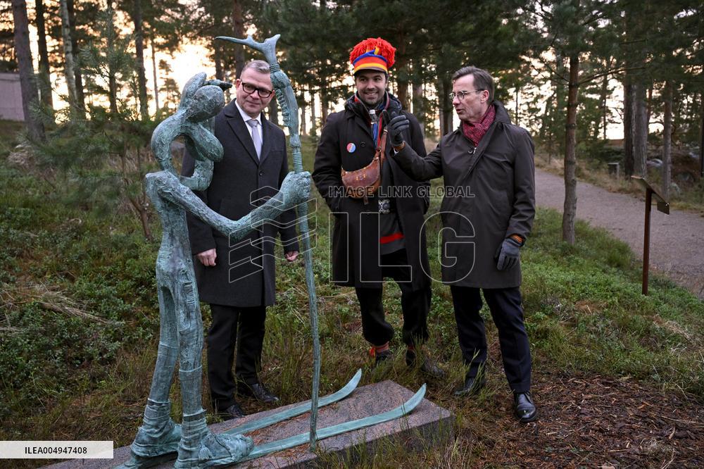 Finnish and Swedish Prime Ministers visit Hanasaari Cultural Center