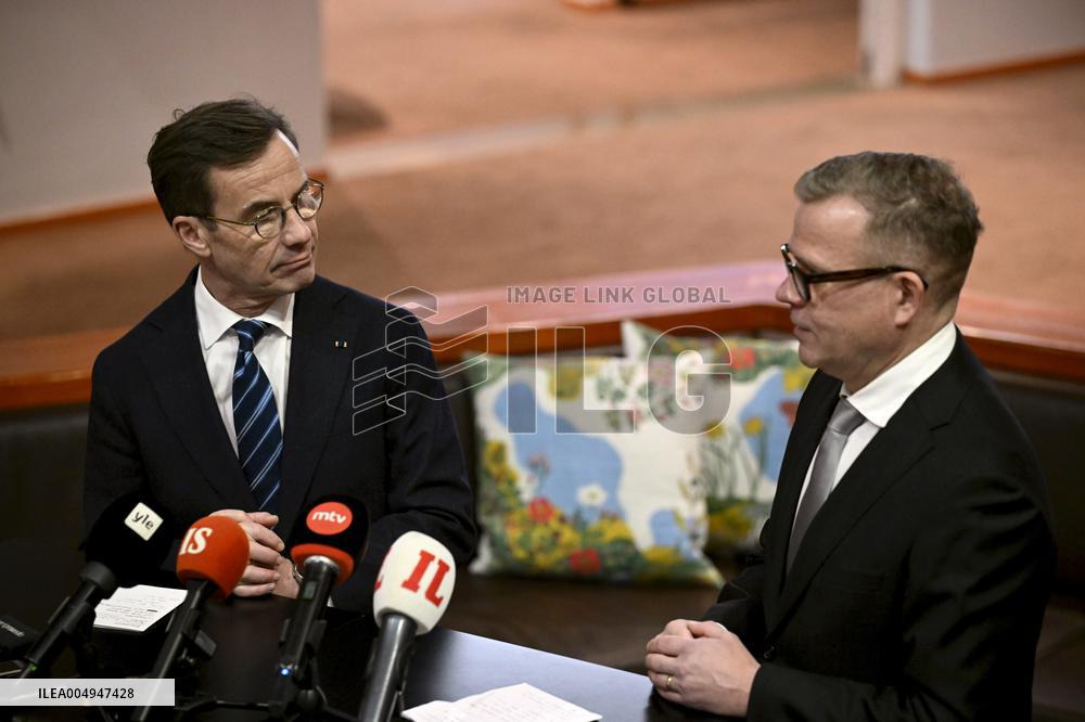 Finnish and Swedish Prime Ministers visit Hanasaari Cultural Center