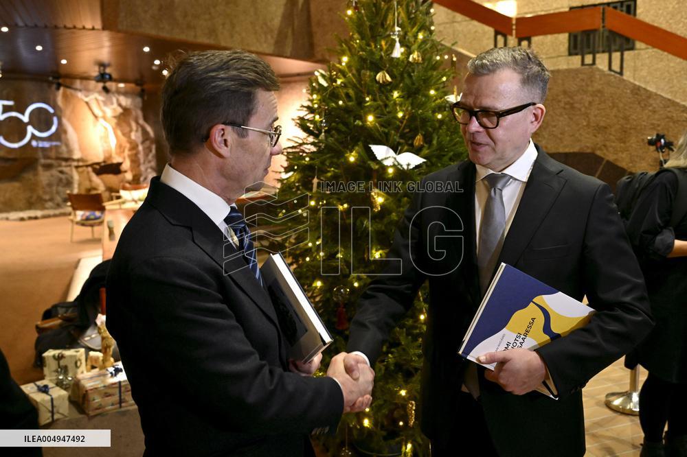Finnish and Swedish Prime Ministers visit Hanasaari Cultural Center