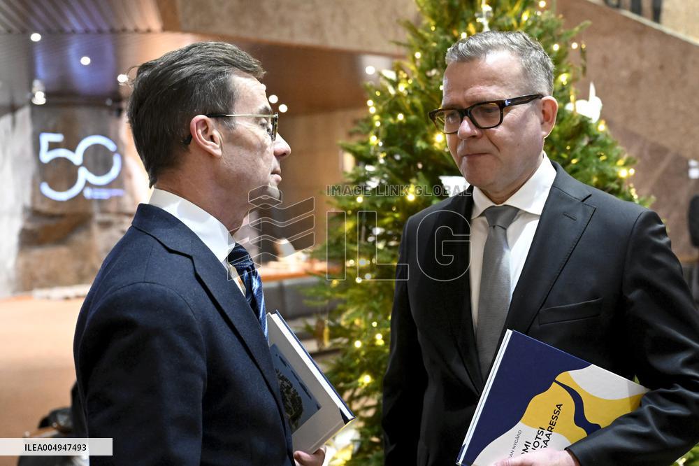 Finnish and Swedish Prime Ministers visit Hanasaari Cultural Center