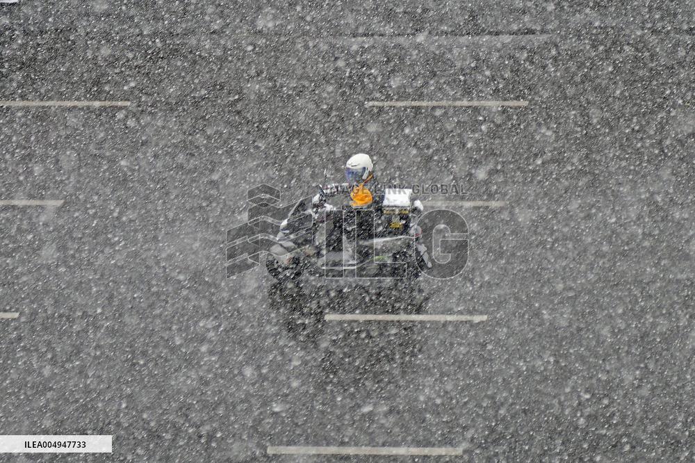 First Snow Hit Yantai