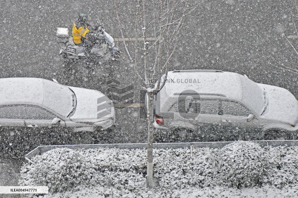 First Snow Hit Yantai