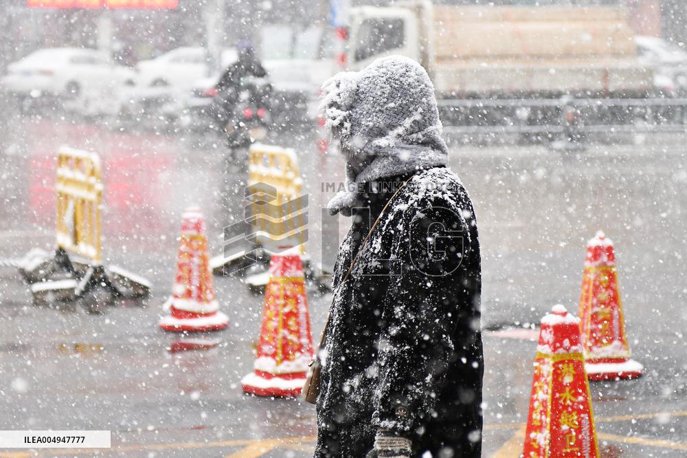 First Snow Hit Yantai