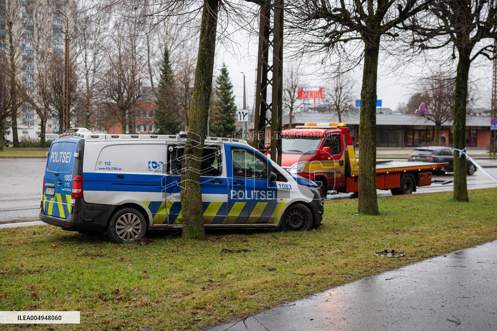 Traffic accident involving police