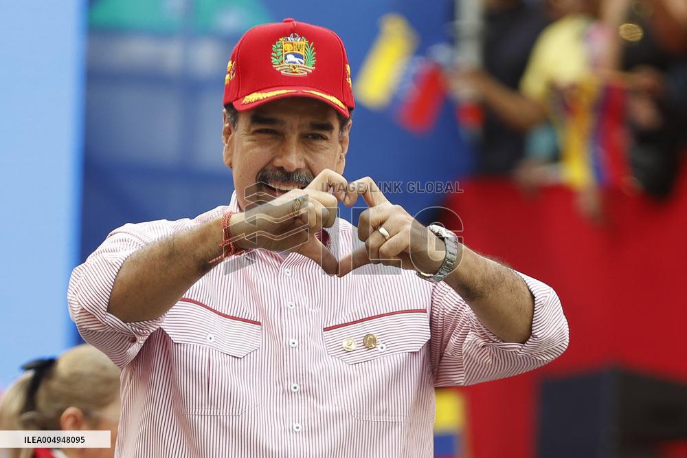 Venezuelan President Maduro Rally - Caracas