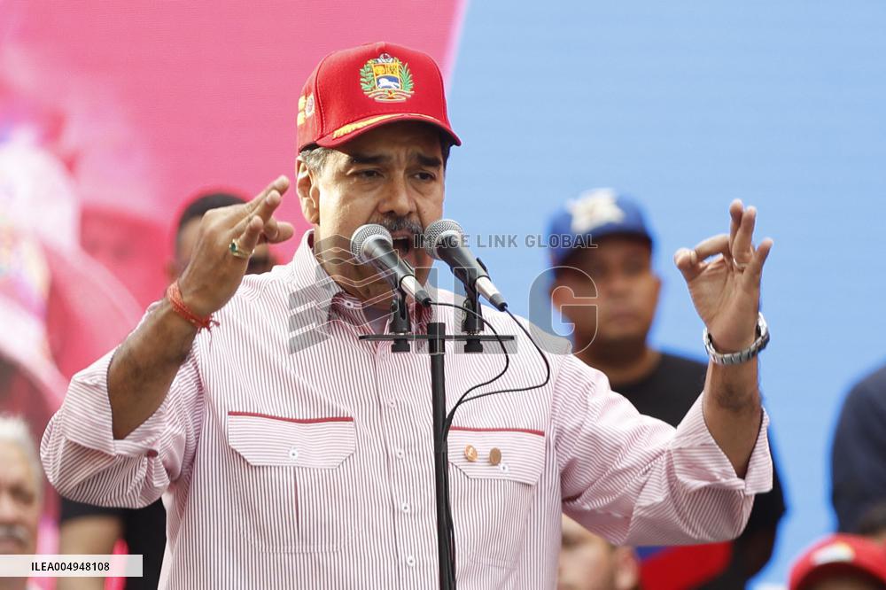 Venezuelan President Maduro Rally - Caracas