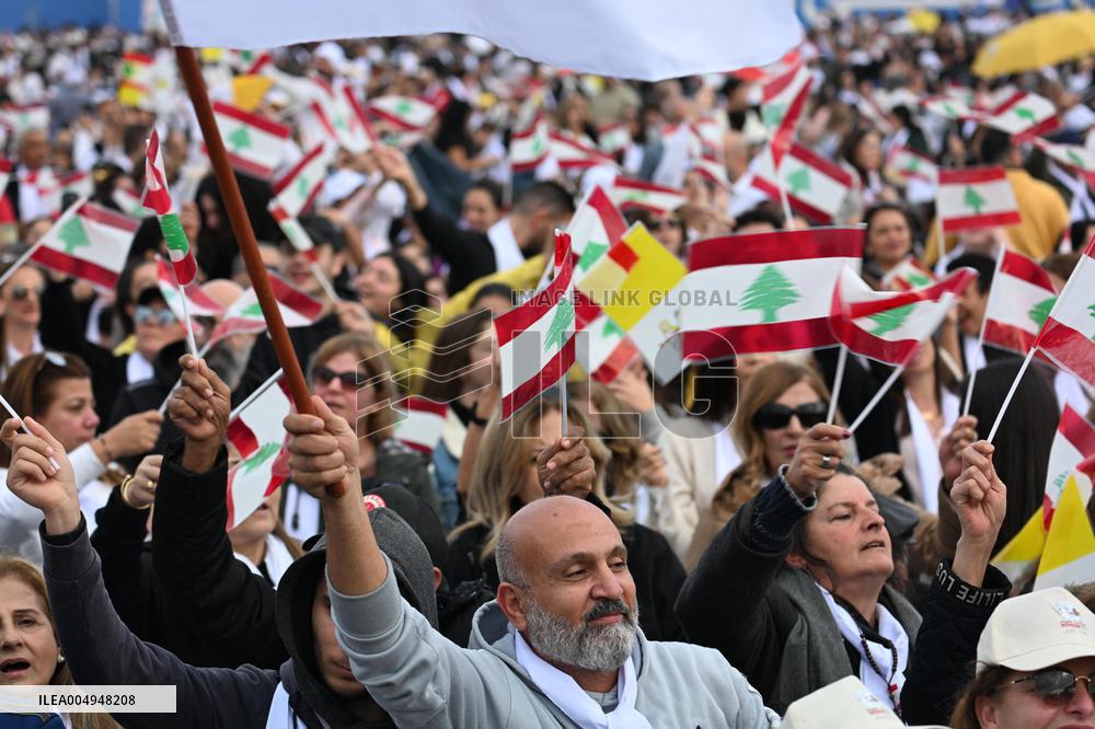 Pope Leo XIV Leads A Holy Mass at Beirut's Waterfront - Lebanon