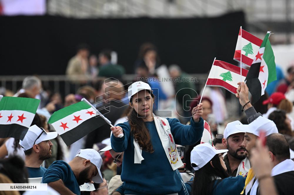 Pope Leo XIV Leads A Holy Mass at Beirut's Waterfront - Lebanon