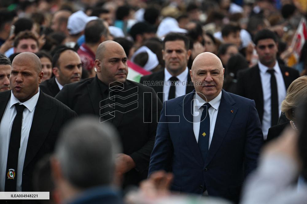 Pope Leo XIV Leads A Holy Mass at Beirut's Waterfront - Lebanon