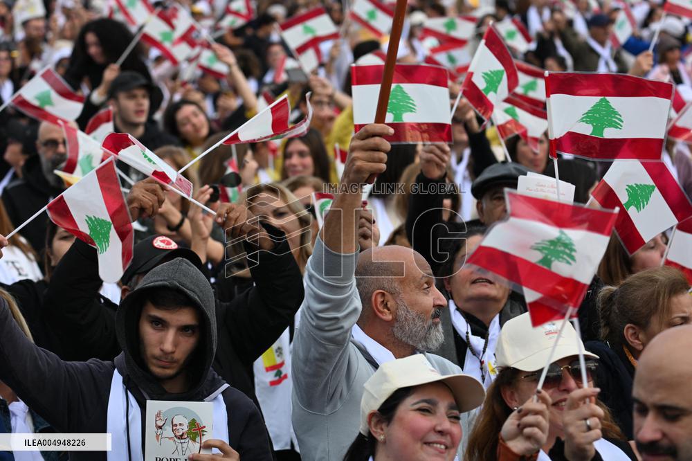 Pope Leo XIV Leads A Holy Mass at Beirut's Waterfront - Lebanon