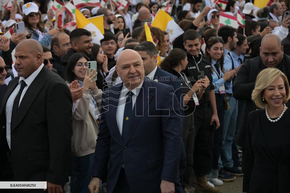 Pope Leo XIV Leads A Holy Mass at Beirut's Waterfront - Lebanon