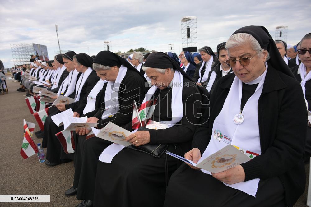 Pope Leo XIV Leads A Holy Mass at Beirut's Waterfront - Lebanon