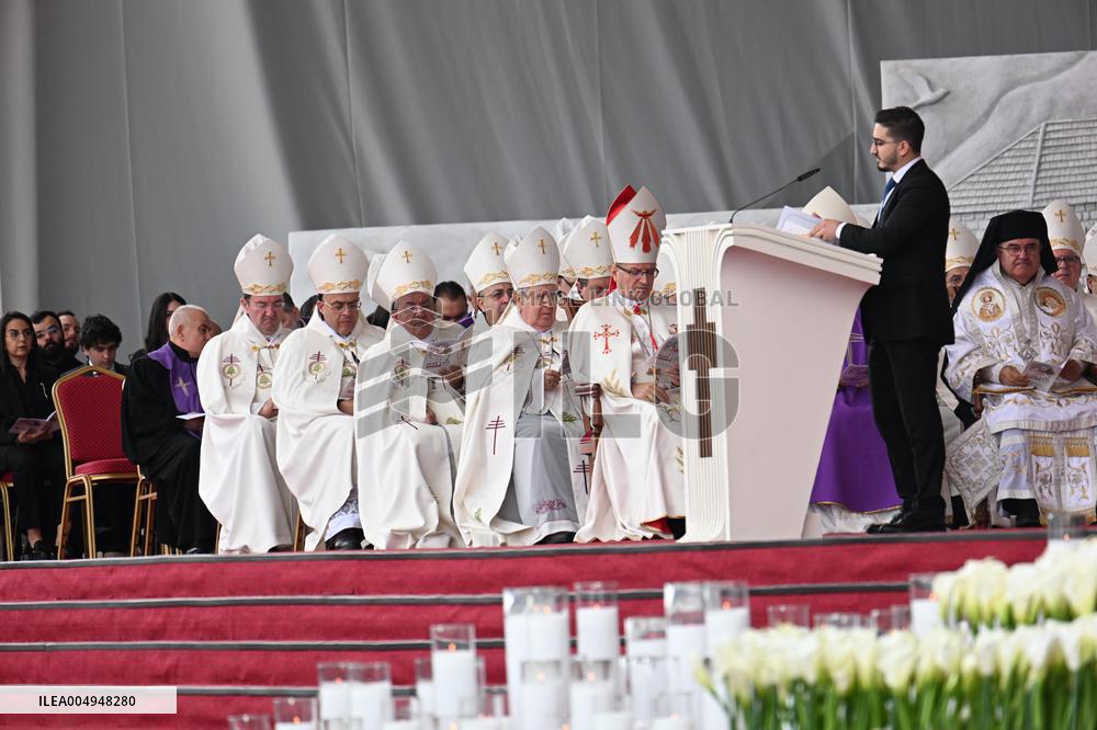 Pope Leo XIV Leads A Holy Mass at Beirut's Waterfront - Lebanon