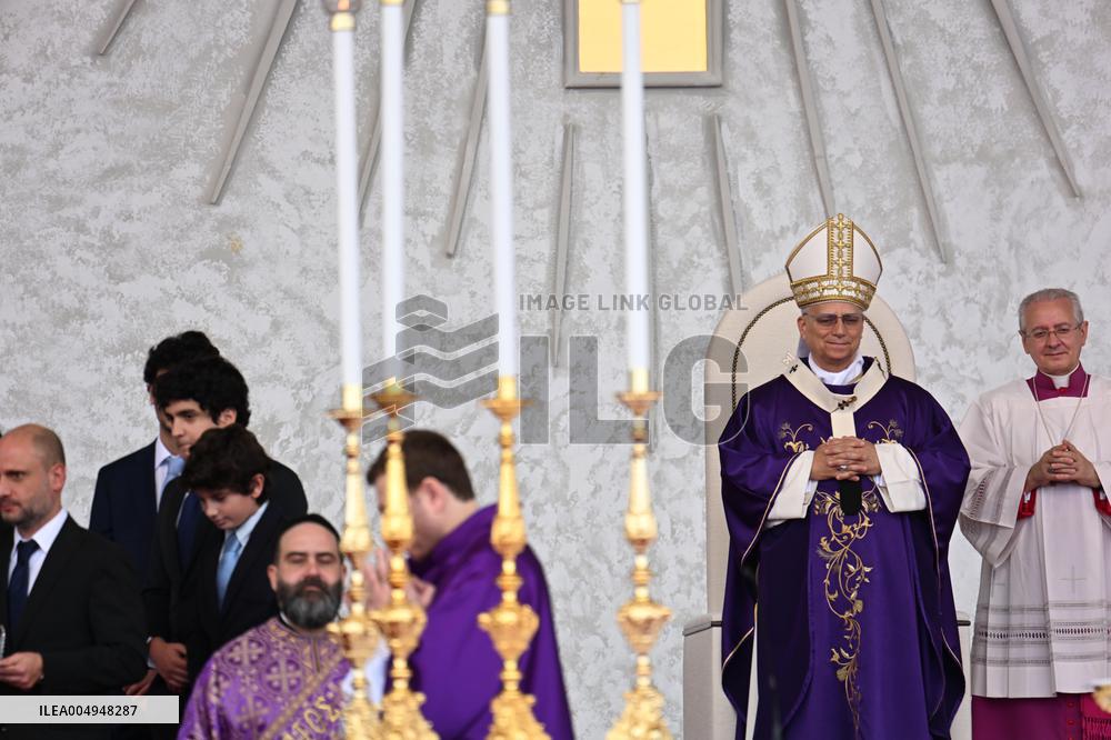 Pope Leo XIV Leads A Holy Mass at Beirut's Waterfront - Lebanon