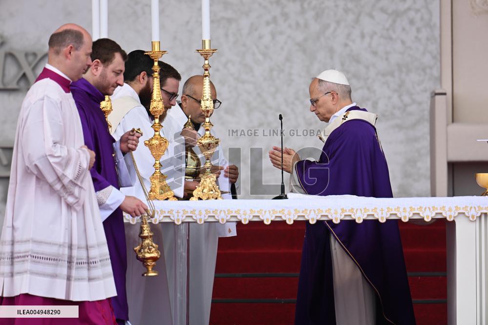 Pope Leo XIV Leads A Holy Mass at Beirut's Waterfront - Lebanon