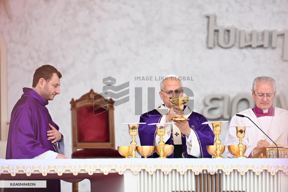 Pope Leo XIV Leads A Holy Mass at Beirut's Waterfront - Lebanon