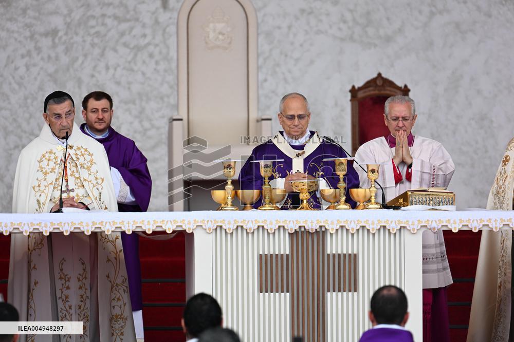 Pope Leo XIV Leads A Holy Mass at Beirut's Waterfront - Lebanon