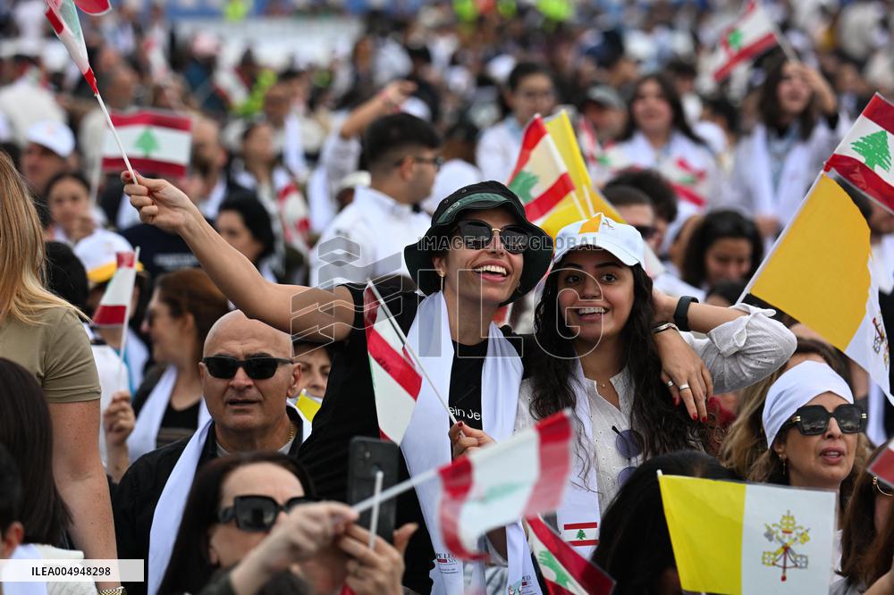 Pope Leo XIV Leads A Holy Mass at Beirut's Waterfront - Lebanon