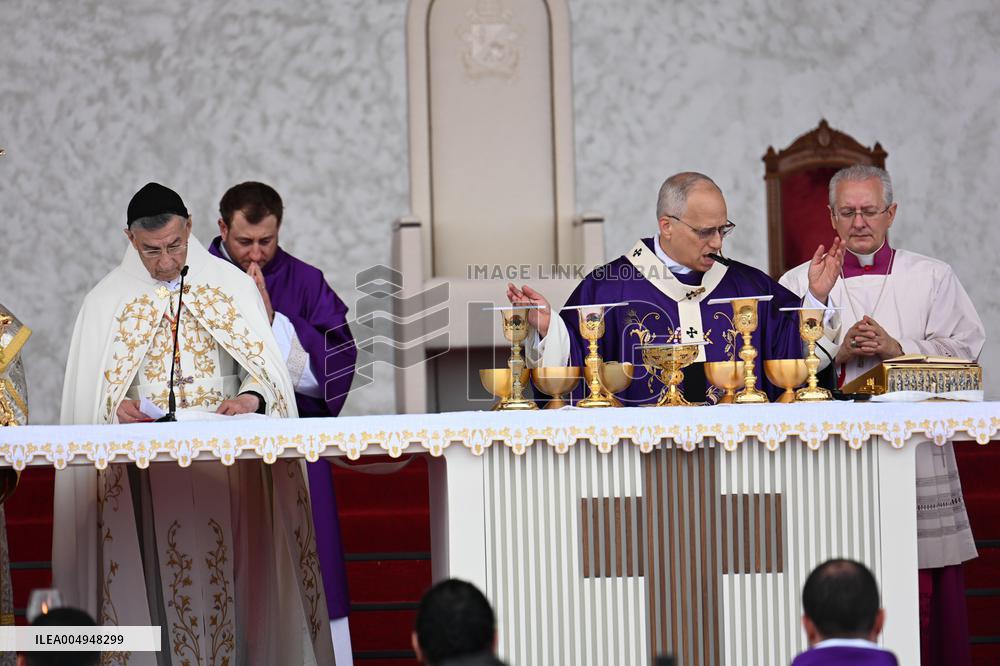 Pope Leo XIV Leads A Holy Mass at Beirut's Waterfront - Lebanon