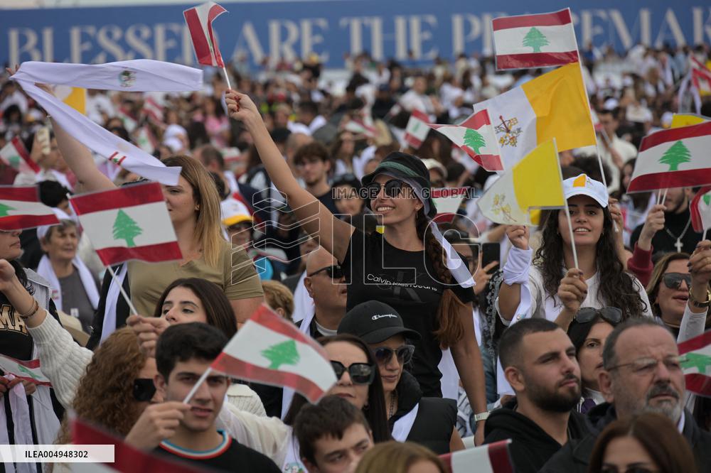 Pope Leo XIV Leads A Holy Mass at Beirut's Waterfront - Lebanon