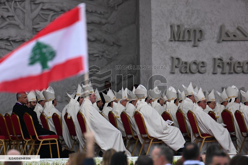 Pope Leo XIV Leads A Holy Mass at Beirut's Waterfront - Lebanon