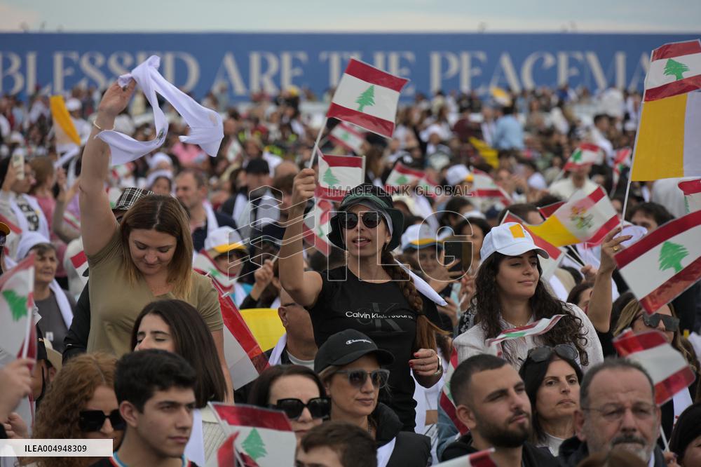Pope Leo XIV Leads A Holy Mass at Beirut's Waterfront - Lebanon
